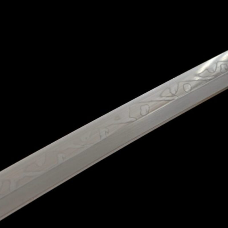 Katana Amaterasu (T10 Acél Valódi Hamonnal és Valódi Rája-bőrrel) 7