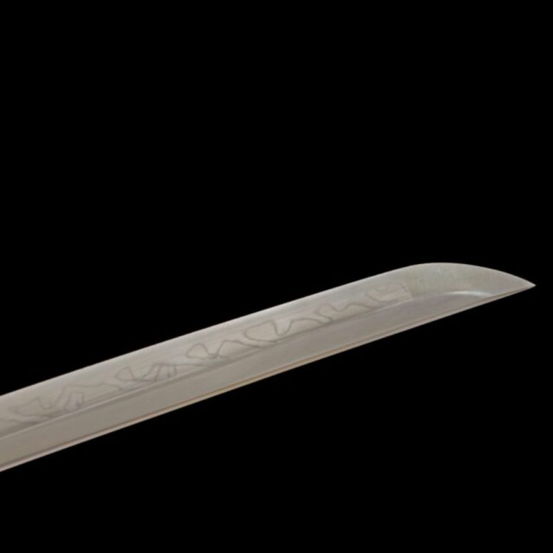 Katana Amaterasu (T10 Acél Valódi Hamonnal és Valódi Rája-bőrrel) 8