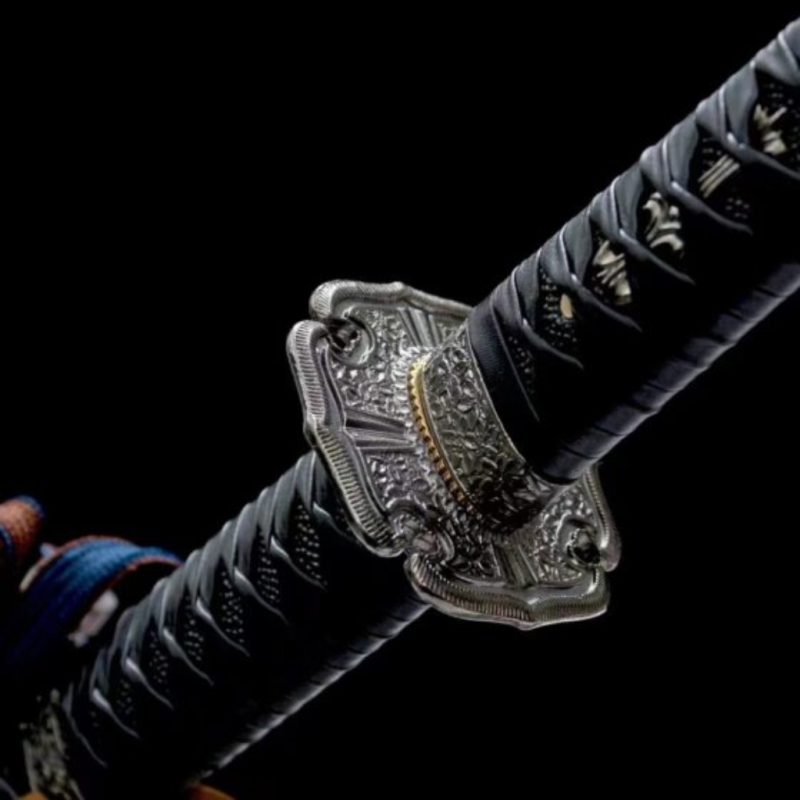 Katana Akane (T10 Acél Valódi Hamonnal és Valódi Rája-bőrrel) 5