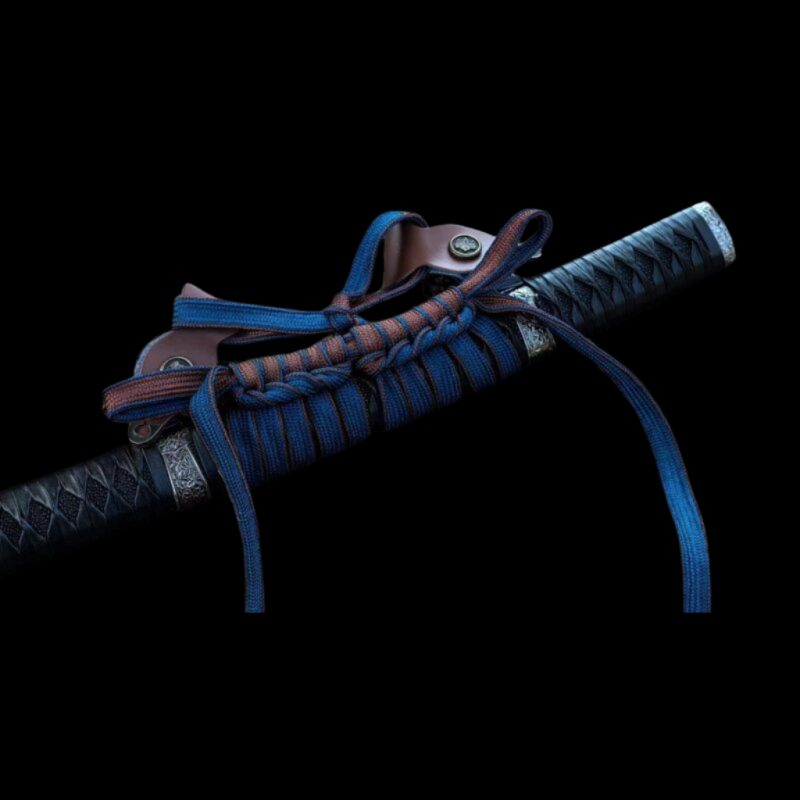Katana Akane (T10 Acél Valódi Hamonnal és Valódi Rája-bőrrel) 7