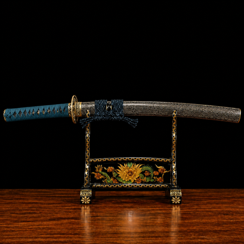 Katana Spring (Arany Damaszkuszi Acél) 2