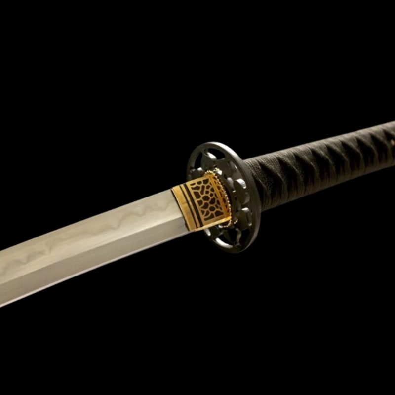 Katana Reizan (1060 szénacél, valódi rájahal-bőr tsuka) 5
