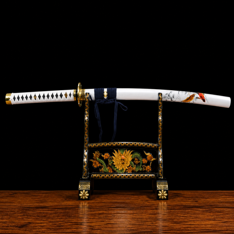 Katana Shimotsuki (1060-as Szénacél) 2
