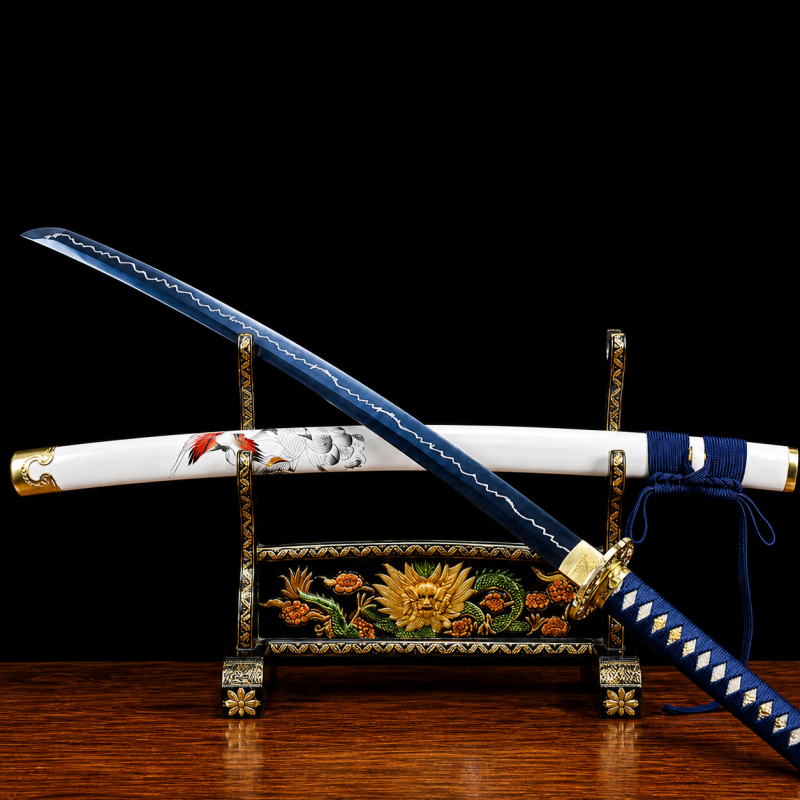Katana Shimotsuki (1060-as Szénacél) 3