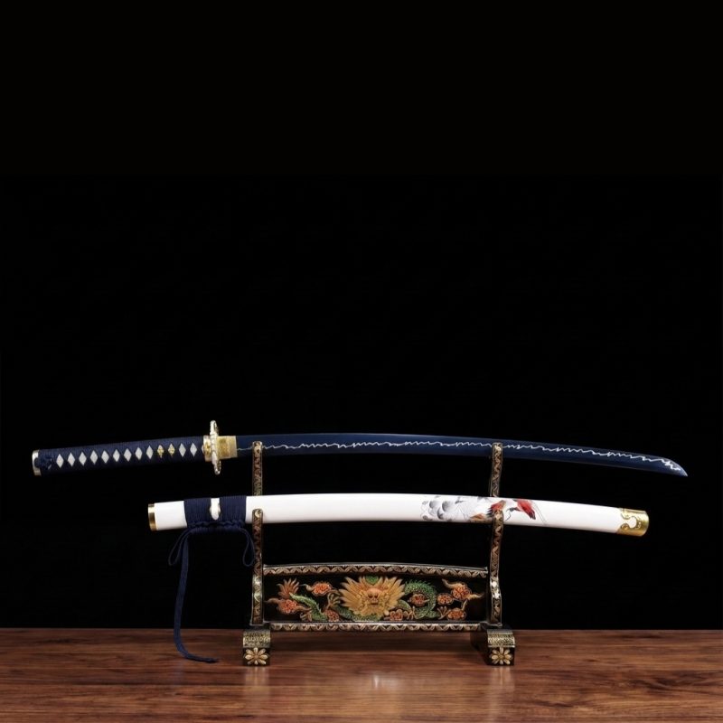 Katana Shimotsuki (1060-as Szénacél) 4