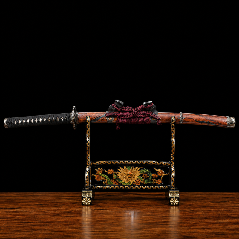 Katana Wave (Damaszkuszi Acél Valódi Hamonnal) 2