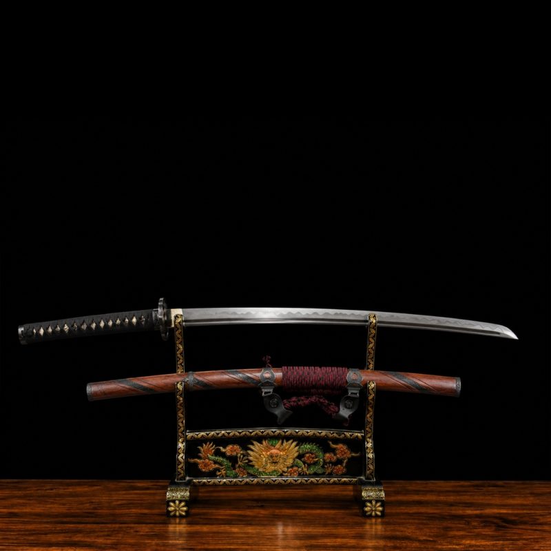 Katana Wave (Damaszkuszi Acél Valódi Hamonnal) 4