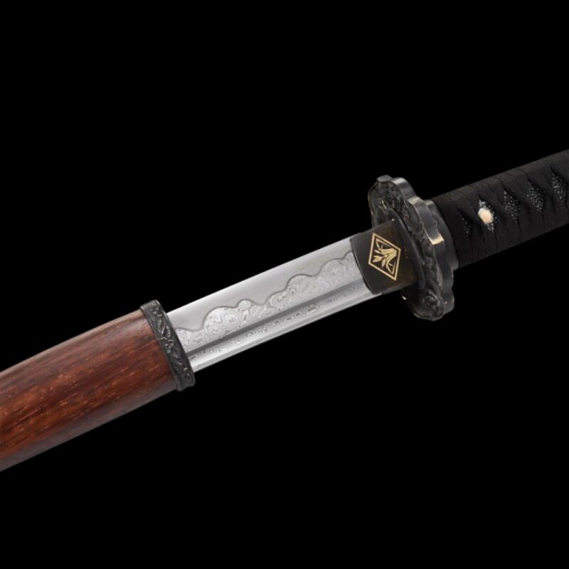 Katana Wave (Damaszkuszi Acél Valódi Hamonnal) 5