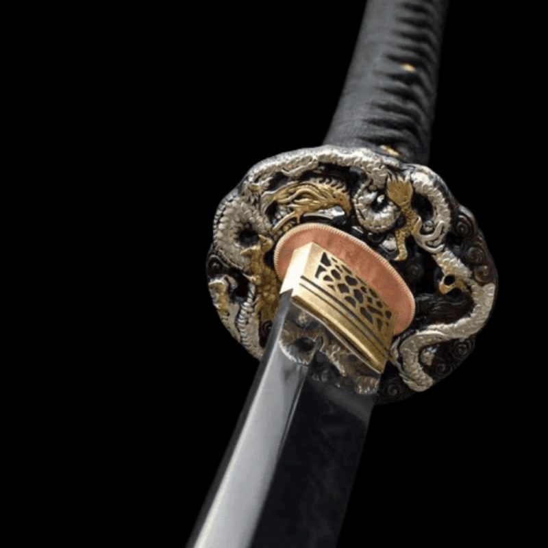 Katana Seiryu (T10 acél, eredeti hamonnal) 8