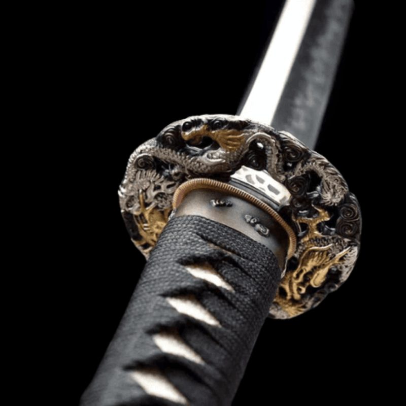 Katana Seiryu (T10 acél, eredeti hamonnal) 9
