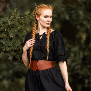Rövid ujjú középkori blúz Sandra