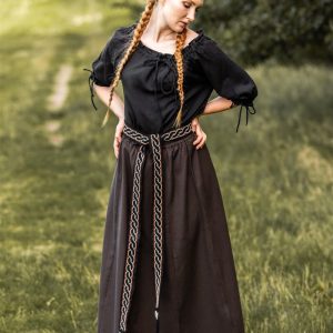 Rövid ujjú középkori blúz Vera