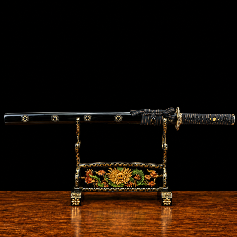 Ninjato Amethyst (Acél al Manganese con Finitura Ametista)