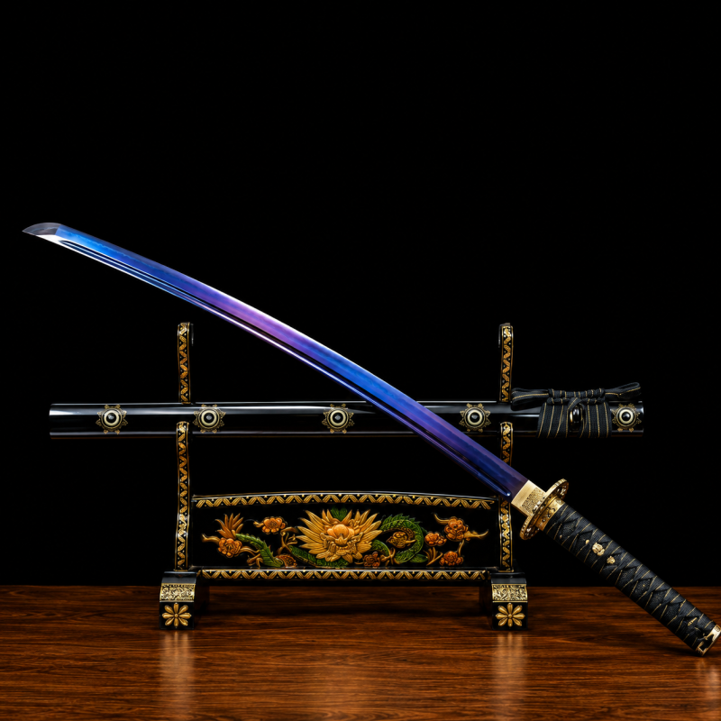 Ninjato Amethyst (Acél al Manganese con Finitura Ametista)