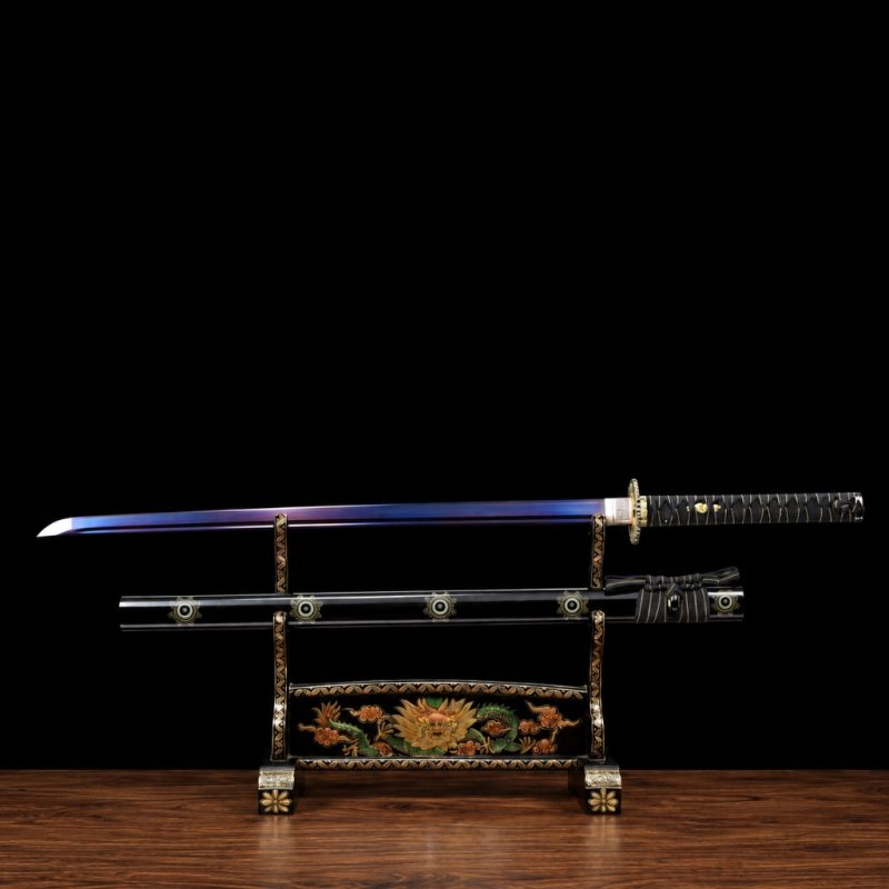 Ninjato Amethyst (Acél al Manganese con Finitura Ametista)