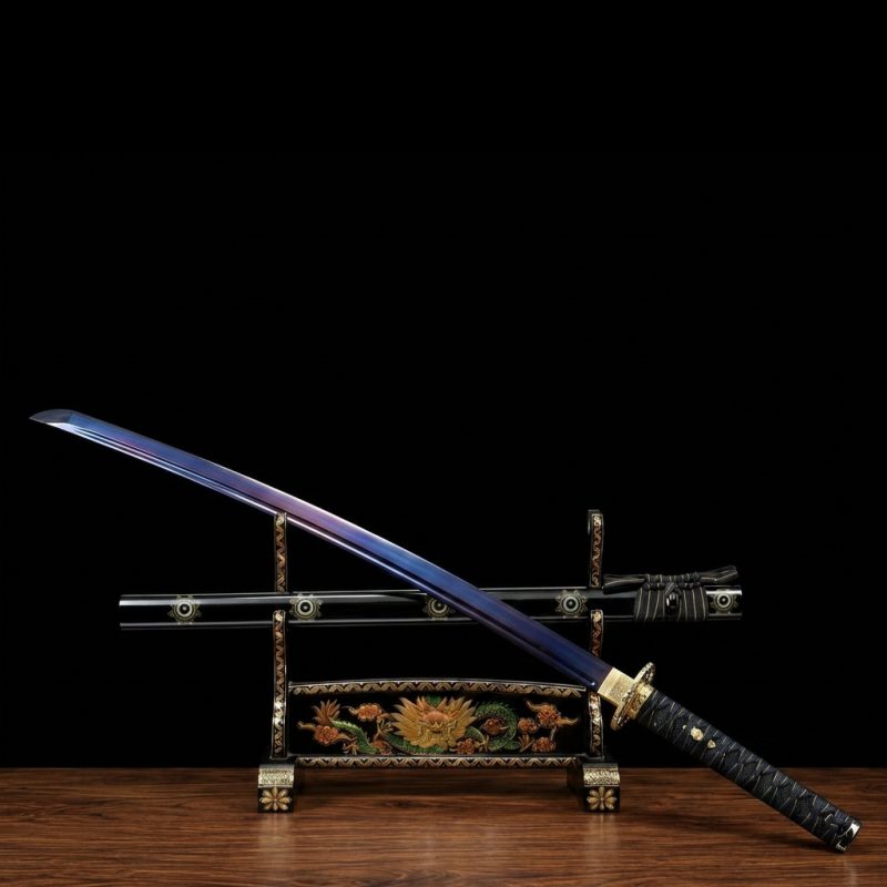 Ninjato Amethyst (Acél al Manganese con Finitura Ametista)