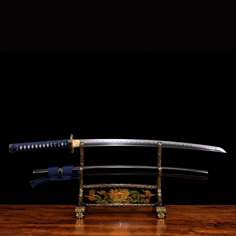 Sakura Katana (Damaszkuszi Acél & Valódi Rájabőr) 4