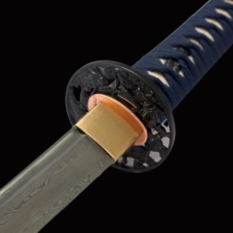 Sakura Katana (Damaszkuszi Acél & Valódi Rájabőr) 6