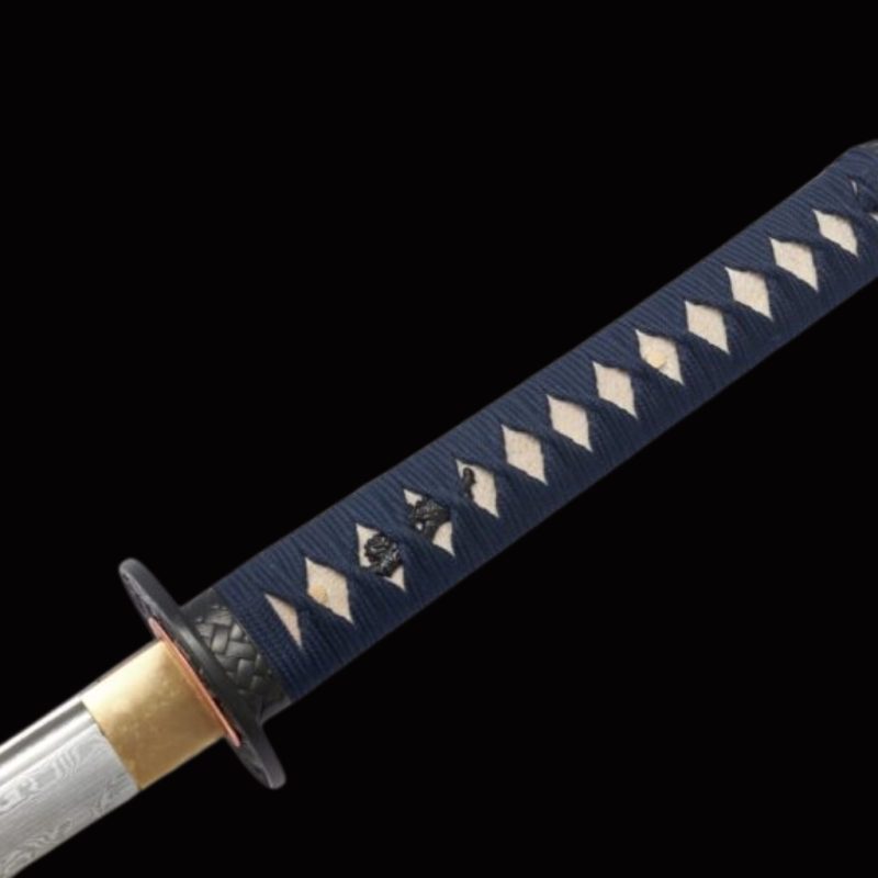 Sakura Katana (Damaszkuszi Acél & Valódi Rájabőr) 7