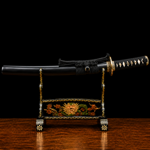 Tanto Tsuruga (Acél damaszkuszi con Hamon Autentico)