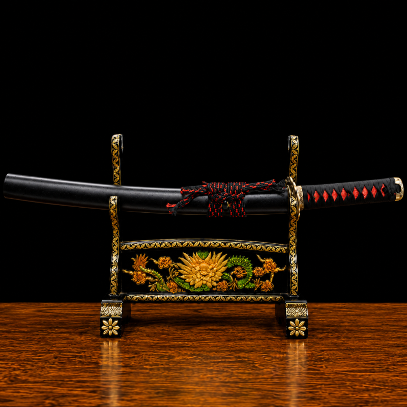 Wakizashi Kodachi Maizuru (Acél damaszkuszi)