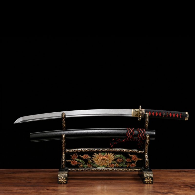 Wakizashi Kodachi Maizuru (Acél damaszkuszi)