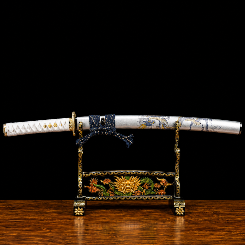 Wakizashi Kodachi Tamana (Acél T10 con Hamon Autentico)