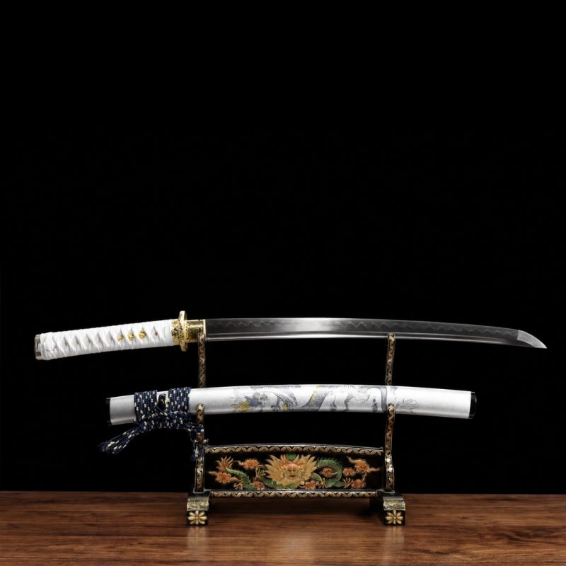 Wakizashi Kodachi Tamana (Acél T10 con Hamon Autentico)